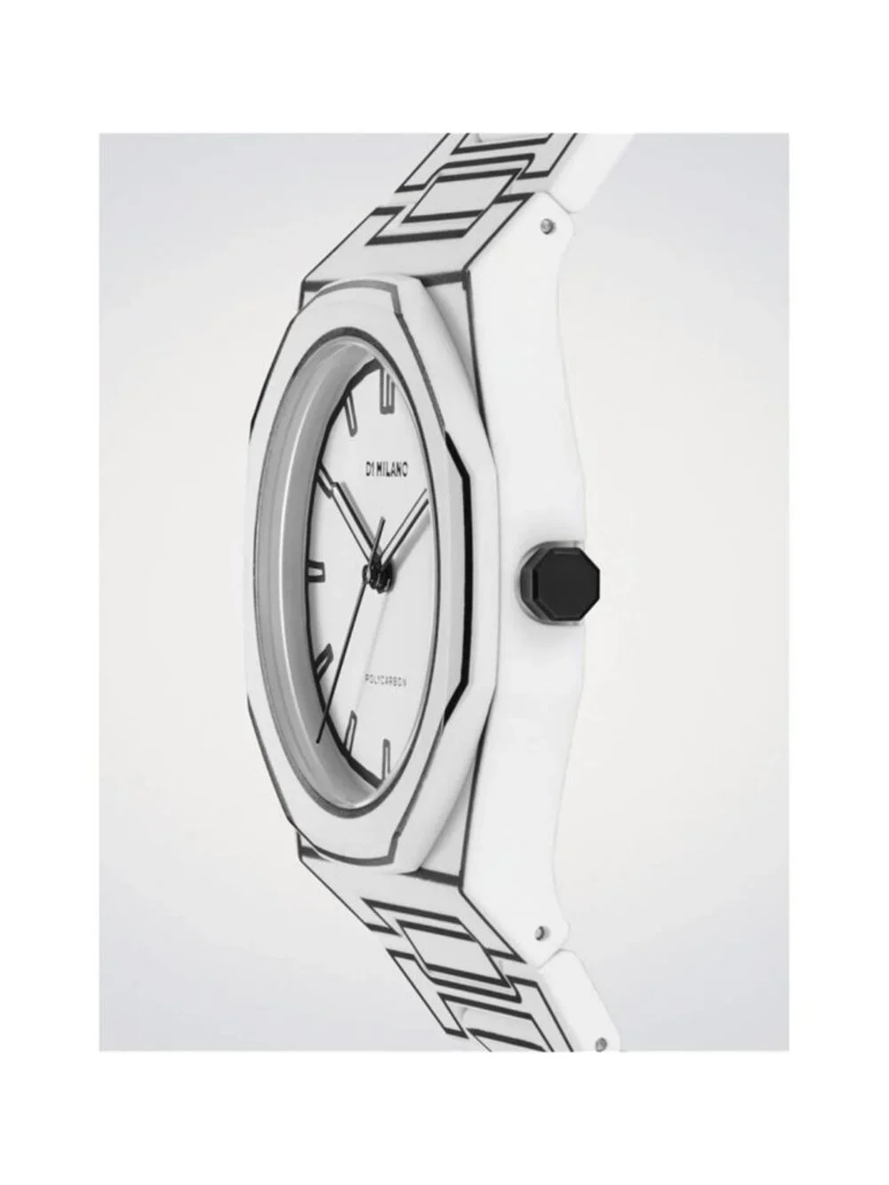 NWT D1 Milano Core Quartz White Dial Men's Watch